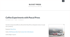 Desktop Screenshot of bucketpress.com