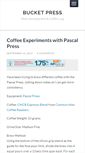 Mobile Screenshot of bucketpress.com